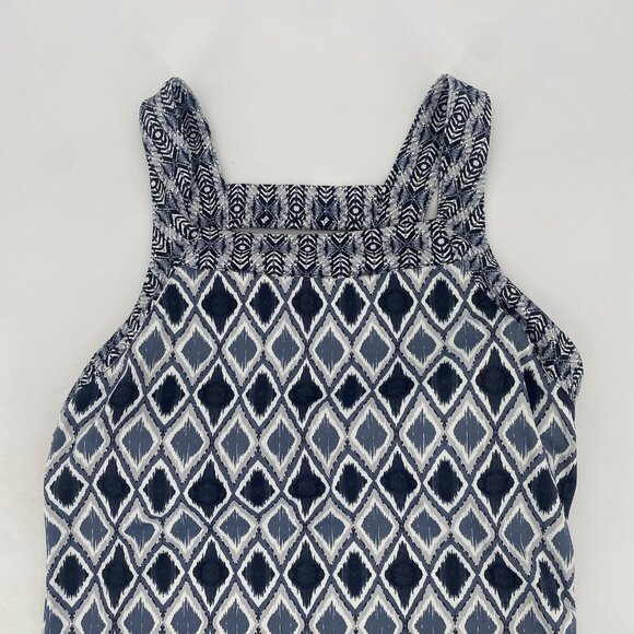 Title Nine Dress Size Small Blue Diamond Ladder Back Mini Tennis Golf Activewear - Picture 4 of 11